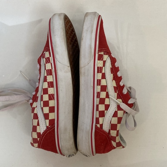 Youth Vans Old Skool Checkerboard sneakers size 3.5 - Picture 6 of 16